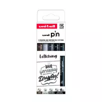 Uni Pin Lettering rinkinys, 5 vnt.