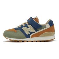 New Balance NB 996 Cushioning Abrasion Resistant Breathable Low top Kids' Running Shoes Orange Green Blue Kids' Sneakers YV996ON3 33.5