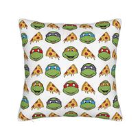  T-Teenage M-Mutant Ninja Turtles Pillow Case  Graphic Pillow Cover For Chair Sofa Home Decor Kawaii Pillowcases 12x12Inch