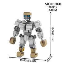 MOC1368 Atom Real Steel Robot Sci-Fi Movie Figure Building Block Festival Christmas Gift Toy For Children Brick Decoration Medol