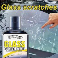 NEW Glass Scratch Repair Paste - Car Window & Bathroom Shower Glass Polishing, Window Glass Scratch Repair, with Sponge. 100ml