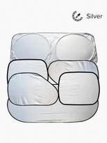 6PCS Auto Sun Shade Cover Anti Snow Ice Waterproof UV Resistant Front Rear Side Window Sunshield Protector