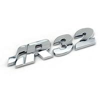bswzc7 Golf R32 Chromuotas Priekinės Grotelės Ženklelis Emblema GOLF TDI R 3.2L V6 Galinės Bagažinės Dangčio Ženklelis logotipas Golf 4 / 5 (1997-2008)