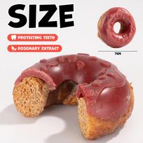 WILD FARM kolageninis donatas su antimi ir braškėmis, 7 cm, 50 g – skanėstas šunims