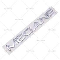 ABS 3D MEGANE raidės emblema Tinka Renault Megane bagažinės šoninio sparno modifikacijai dekoratyvinis ženklelis Abs material sidabras