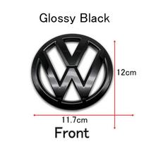 CRZ2  120mm 110mm Automobilio logotipas emblema variklio dangtis priekis galas uodegos ženklas galinis ženklelis Pakeitimo priedai 6R0 853 600A Skirta Polo 2011 2012 2013