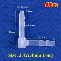 10Pcs Durable PP Plastic Elbow Connectors 90 Degree Transparent Aquarium Tank Fittings 4-20mm Pagoda Hose Joint Air Pump Aerator (as the picture,16mm)