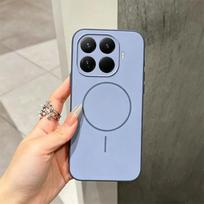 Prabangus Originalus Silikoninis PC dėklas Xiaomi 17T Pro Telefonui Dangtelis Xiaomi 17T Pro Fundas Coque Odos Pojūtis Kameros Apsauga Telefono Bamperis Xiaomi 17T mėlyna