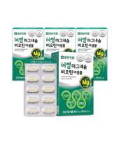 4 boxes of Magnesium Oxide, Biotin, and Vitamin B Complex supplements (4-month supply)