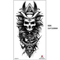 Vyrams skirtas laikinas vandeniui atsparus tatuiruotės lipdukas su palankiais gyvūnais, dažytas spalvomis, imituojantis tatuiruotės lipduką 114*210MM
