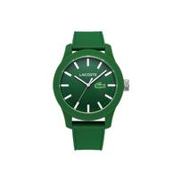 Lacoste 12.12 serijos laikrodis Kvarcinis mechanizmas Dervos apyrankė Žalias ciferblatas Vyriški laikrodžiai 2010763 2010763 blue