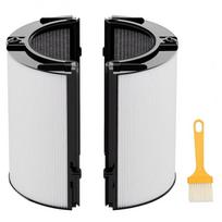 Dyson HEPA Pakeičiamas filtras, skirtas PH04 HP04 PH03 HP07 TP07 TP7A PH01 TP04 DP04, Suderinamas integruotas perdirbto stiklo HEPA aktyvuotos anglies filtras balta