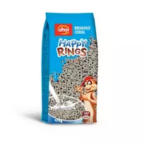 Žiedeliai OHO! su sutirštintu pienu HAPPY RINGS, 175 g