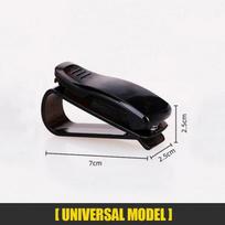 DCBLH1 1Pcs Car Sun Visor Glasses Clip Ticket Card Storage Clamp For Alfa Romeo 147 159 Giulietta GT 4C Volante Giulia 156 Tonale Mito