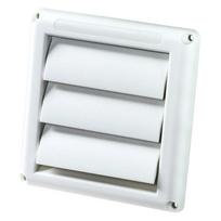 4inch Air Dryer Vent Cover Grille Wall Shutter Spare Parts Gravity Flaps External Wall Ventilation Exhaust Cover For Ducts New China Mainland