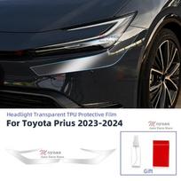 For Toyota Prius  2024 2025 2026 Car Headlight Protective Car Film Transparent Black TPU Exterior Sticker Car Accessories skaidri
