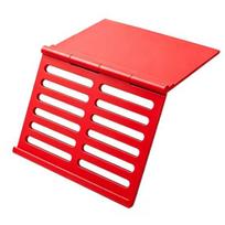 Mahjong Card Holder for Table 3D Printed Angled Viewing Display Rack Under-Mat Slide-in raudona