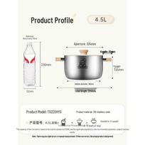 COOKER KING 22cm 316L Stainless Steel Multi-function Pot