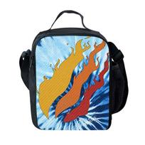 Preston Large Capacity Lunch Bag With Elastic Straps For Tableware Durable Enough For Everyday Use Blue