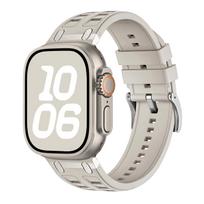 Watch Band for apple Iwatch S11/10/9/Ultra/SE3 Contrast Color Silicone Watch Strap with Pin Buckle Multi-Band Width-Hot Selling 384041s10-1142mm universal