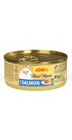 Šlapias kačių maistas JosiCat Finest Mousse, lašiša, 0.085 kg