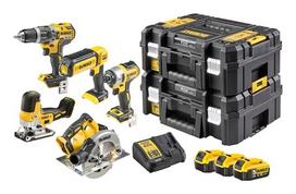 DeWALT DCK500P3T-QW įvairių elektrinių įrankių rinkinys Baterija