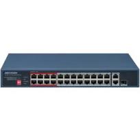 Hikvision Value Series DS-3E0326P-E/M(C) tinklo komutatorius Ne-valdomas L2 Fast Ethernet (10/100) Maitinimas per Eternetą (PoE)