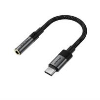 Acefast J12 USB-C to 3.5mm mini jack adapter – juodos spalvos