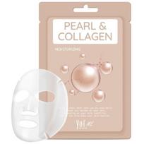 YU.R Me Pearl & Collagen Sheet Mask - lakštinė veido kaukė su perlais ir kolagenu, 1 vnt.