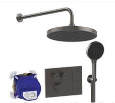 Potinkinis dušo paketas Ideal Standard CERATHERM NAVIGO SOLOS, 12,0 l/min (3 barai), magnetinė pilka, A7892A5