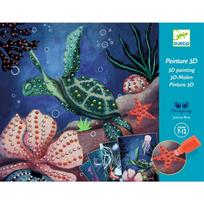 Piešimo rinkinys Djeco 3D Ocean Depths, įvairių spalvų