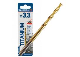 Metalo grąžtas SPECIALIST+ TITAN, 3.3–11 mm
