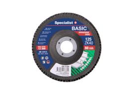 Diskas lapelinis šlifavimo SPECIALIST+ BASIC, 125 mm, ZK40–ZK120