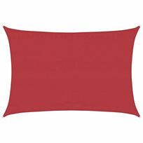 vidaXL Uždanga nuo saulės, raudonos spalvos, 4x6m, HDPE, 160g/m²