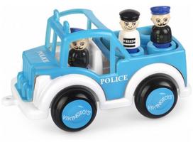 Žaislinė policijos mašina Dante Jumbo Jeep Police 045-1269, mėlyna sp.