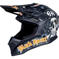 Motokroso šalmas W-TEC Black Heart Harzdorf - Juoda
