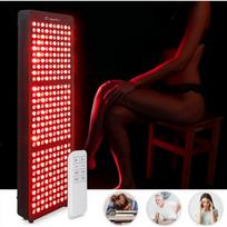LED infraraudonųjų spindulių šviesos terapijos skydelis "inSPORTline Lustar" - 300 LED - Juoda