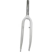 Priekinė šakė 28" 1 1/8"  V-brake 185mm, 50mm sriegis, plieninis (balta)