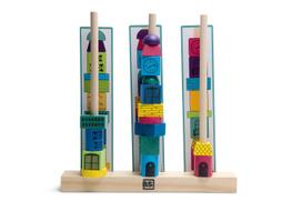 Medinės kaladėlės BS Toys Stack Tower