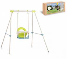 Sūpynės su stovu vaikams Smoby, 117 cm, 120 cm, žalia sp.