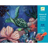 Piešimo rinkinys Djeco 3D Ocean Depths, įvairių spalvų