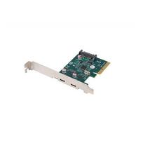 Lanberg PCI-Express X1 Card to 2X USB-C 3.2 GEN 2X1 Low profile | PCE-UC3-002 | PCE-UC3-002 | 5901969448023