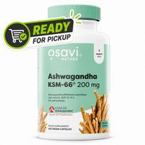 Osavi Ashwagandha KSM-66® 200 mg – 120 veganiškų kapsulių
