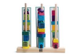 Medinės kaladėlės BS Toys Stack Tower