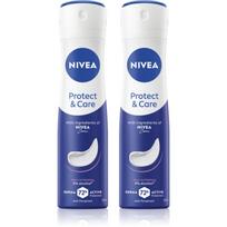 NIVEA Protect & Care purškiamasis antiperspirantas ekonomiška pakuotė