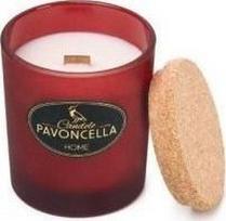 Kalėdinė žvakė, aromatinė Pavoncella Smell of Christmas, 170 g, Balta sp./Raudona sp.