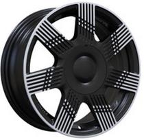 Ratlankis RACINGLINE YF7074 R15x6 4x98 ET 35 CB 58.1 (Black Polished Half Matt)