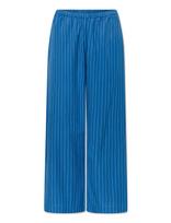 STUDIO FEDER - Bella Pants - Plačios kelnės - Mėlyna