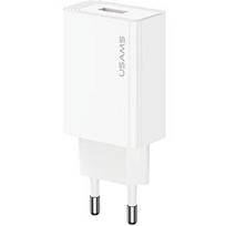 USAMS Charger T69 18W USB-A white USA001704