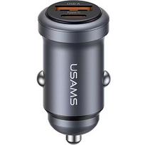 USAMS Car Charger 30W USB-A USB-C CC322 USA001709
